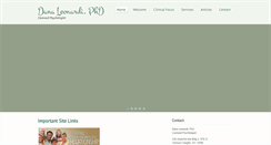 Desktop Screenshot of drdanaleonardi.com